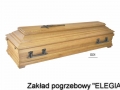 Zdobiona jasna trumna na pogrzeb w warszawie i inne usługi pogrzebowe