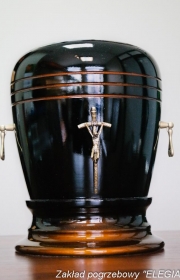 Urna pogrzebowa S1 porcelana zakład pogrzebowy elegia