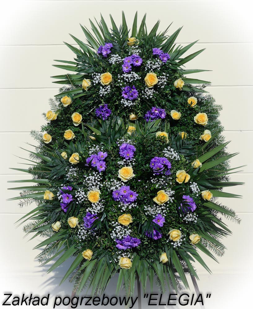 kwiaty na pogrzeb w warszawie przez usługi pogrzebowe elegia