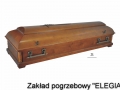 Trumna w modelu ZS w zakładzie usług pogrzebowych elegia